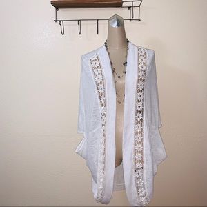 Charlotte Russe All White Cardigan